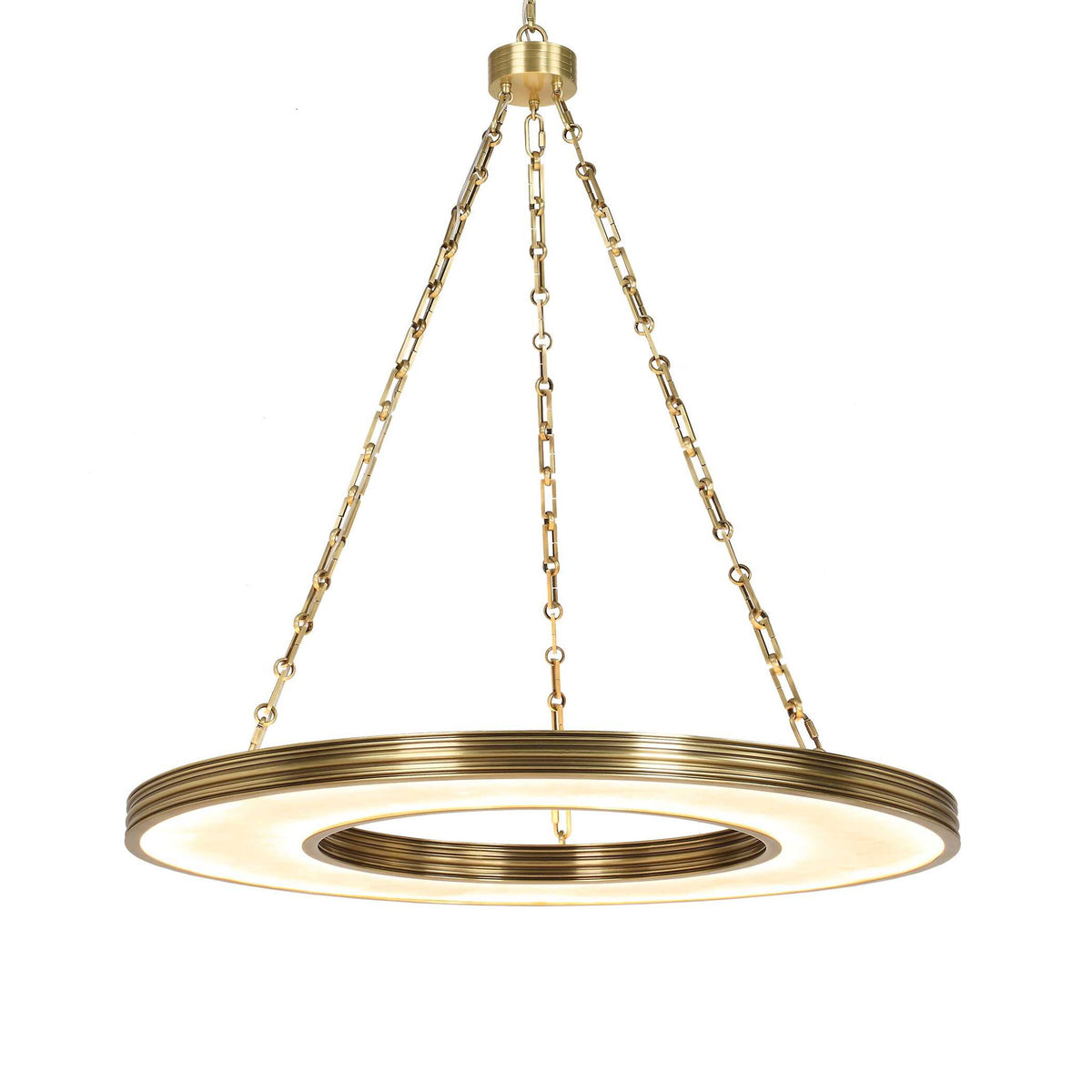 Newport - 1 Light LED Pendant - Brass