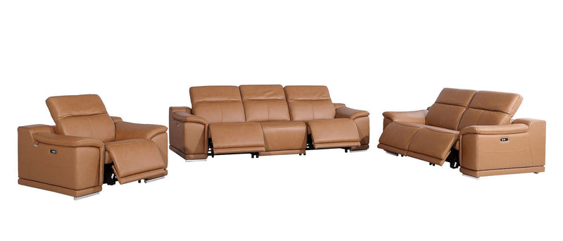 9762 - 6-Piece Modular Power Reclining Sofa, Loveseat And Chair Set With 5 Power Recliners In