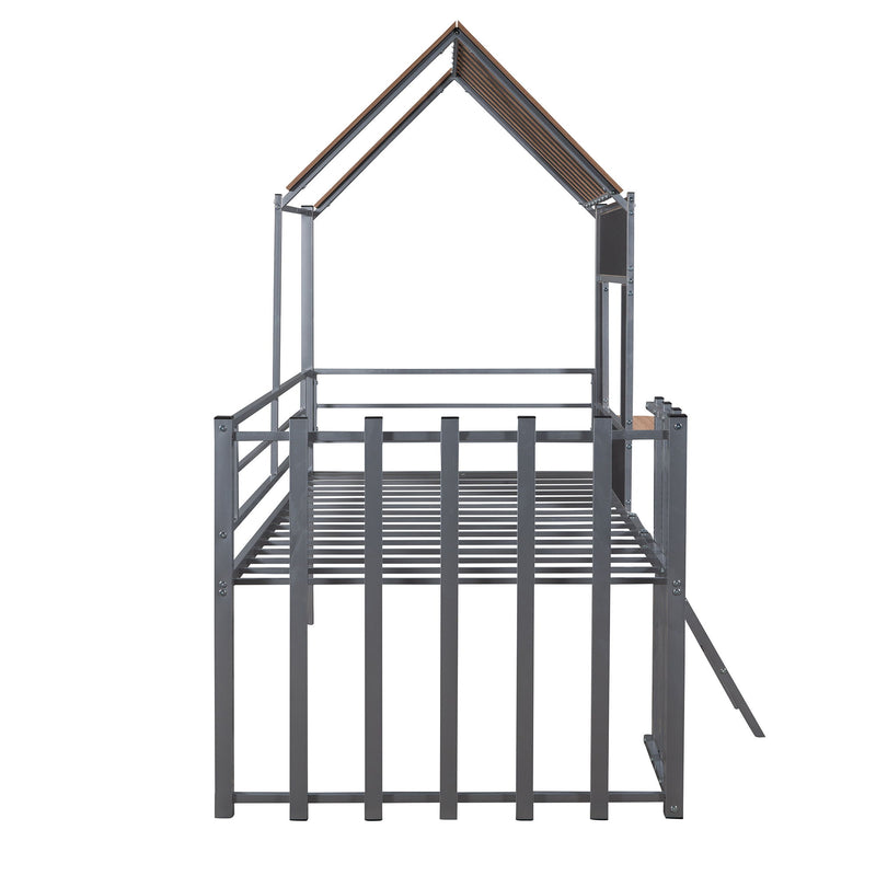 Loft Bed With Roof, Window, Guardrail, Ladder - R&R Furniture Gallery (Fountain Valley, CA)