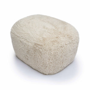 Britt - Vegan Shearling Ottoman - R&R Furniture Gallery (Fountain Valley, CA)