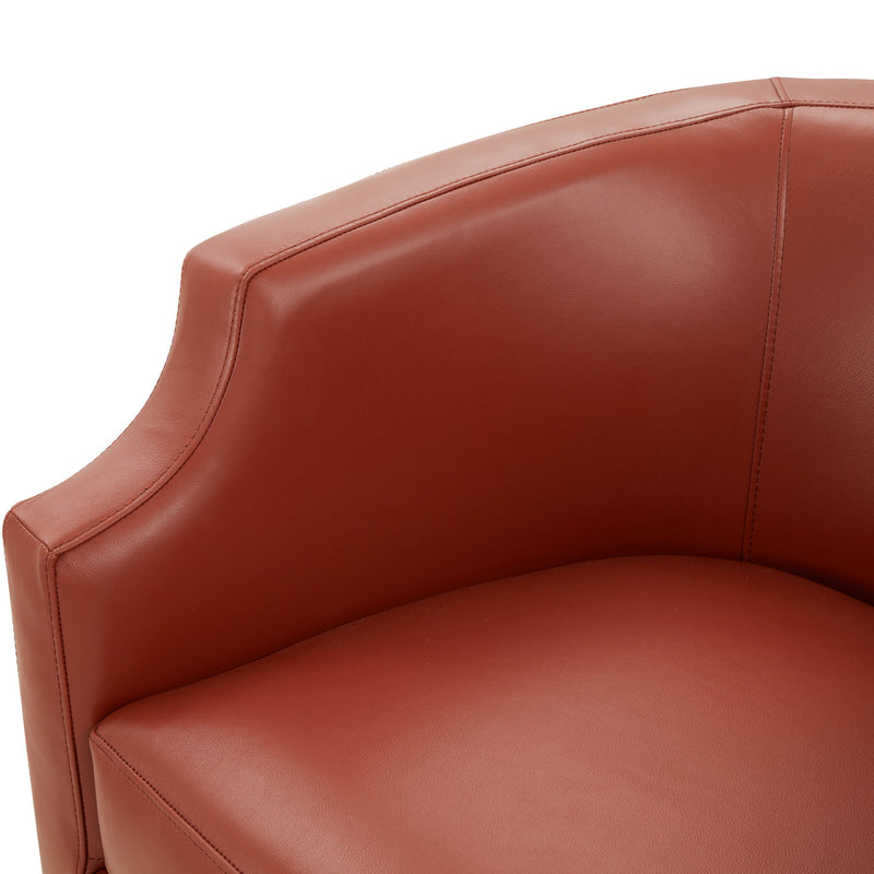 Emmett - Swivel Glider Barrel Chair With Clip Arm Design - R&R Furniture Gallery (Fountain Valley, CA)