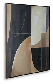Ewanford - Wall Art - Black / Brown / Tan - R&R Furniture Gallery (Fountain Valley, CA)
