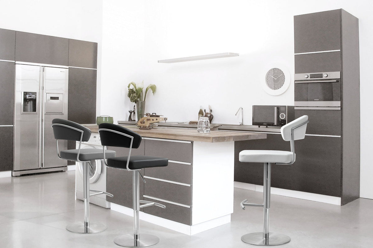 Cosmo - Stainless Steel Barstool - R&R Furniture Gallery (Fountain Valley, CA)