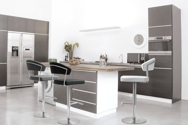 Cosmo - Stainless Steel Barstool - R&R Furniture Gallery (Fountain Valley, CA)