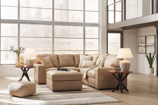 Signature Design by Ashley Bandon 3-piece living room set featuring a sofa and two armchairs in a modern style.