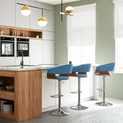 Lowell - Multi-Functional Adjustable Swivel Bar Stool - R&R Furniture Gallery (Fountain Valley, CA)