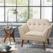 Modern Lounge Chair With Button Tufting - R&R Furniture Gallery (Fountain Valley, CA)