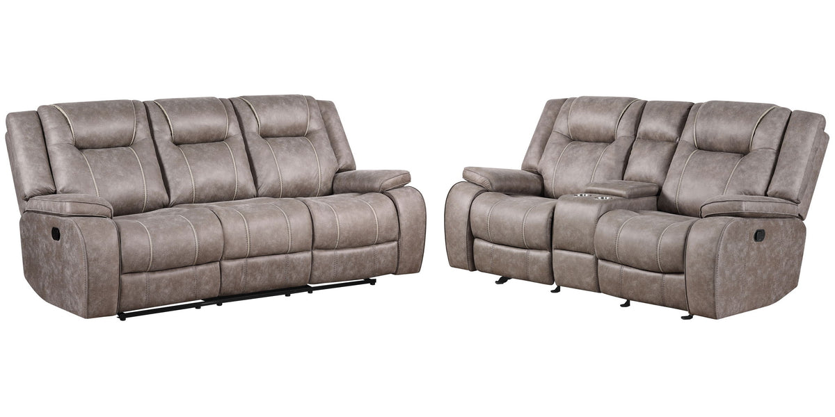 Blake - Manual Reclining Sofa Set - R&R Furniture Gallery (Fountain Valley, CA)