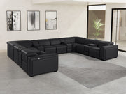 1224 - 12-Piece U-Shaped Sectional Sofa In With 4 Power Recliners & Power Headrests - R&R Furniture Gallery (Fountain Valley, CA)