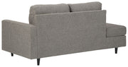 Lyman - RAF Corner Chaise - Graphite - R&R Furniture Gallery (Fountain Valley, CA)