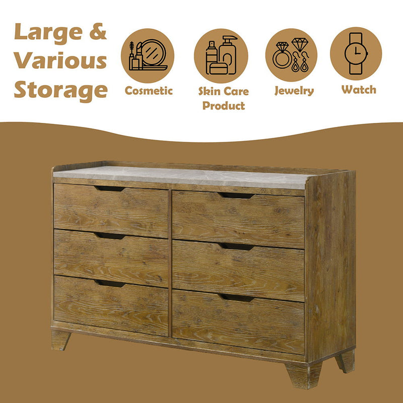 Garcia - Dresser - Light Brown - R&R Furniture Gallery (Fountain Valley, CA)