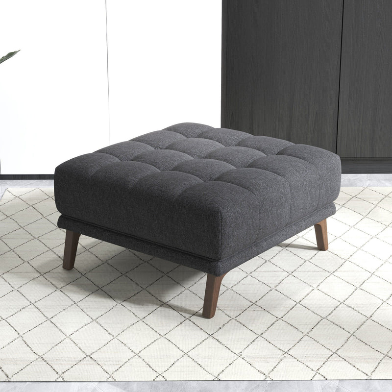 Addison - Square Upholstered Ottoman - R&R Furniture Gallery (Fountain Valley, CA)