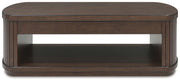 Korestone - Lift Top Cocktail Table - Dark Brown - R&R Furniture Gallery (Fountain Valley, CA)