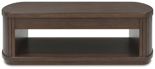 Korestone - Lift Top Cocktail Table - Dark Brown - R&R Furniture Gallery (Fountain Valley, CA)