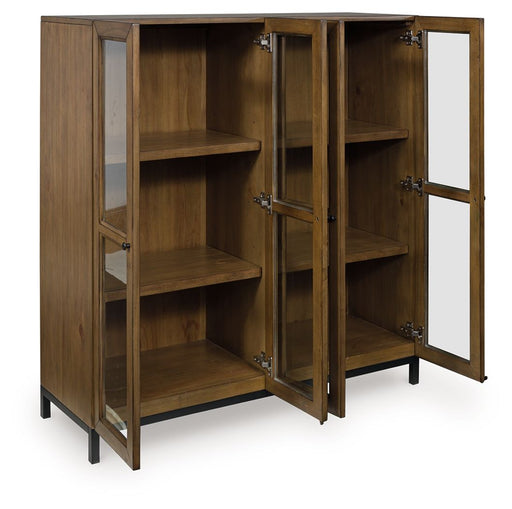 Wrenridge - Accent Cabinet - Gray Brown - R&R Furniture Gallery (Fountain Valley, CA)