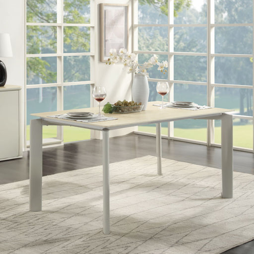 Ingram - Dining Table - Sintered Stone & Light Gray - R&R Furniture Gallery (Fountain Valley, CA)