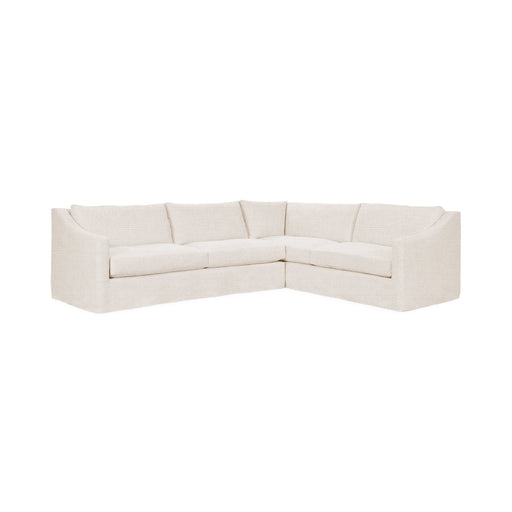Classic Home Kipton upholstered corner sectional sofa with plush cushions and fabric upholstery, perfect for modern living rooms.