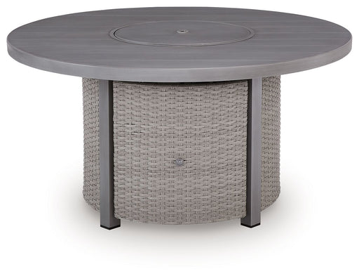 Half Moon Beach - Round Fire Pit Table - Gray - R&R Furniture Gallery (Fountain Valley, CA)