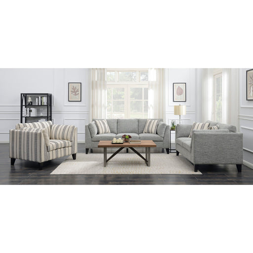 Loveseat Sofa With Upholstery - Gray - R&R Furniture Gallery (Fountain Valley, CA)
