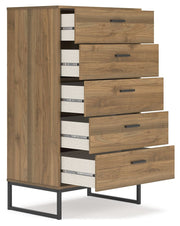 Deanlow - Five Drawer Chest - Honey - R&R Furniture Gallery (Fountain Valley, CA)