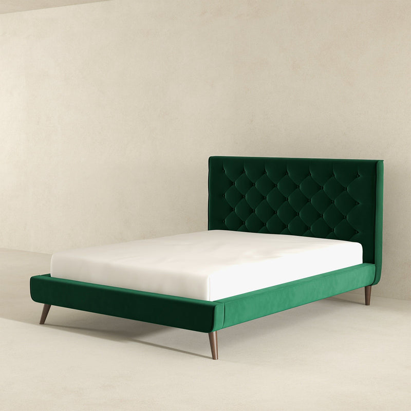 Dillon - Mid-Century Modern Platform Bed - R&R Furniture Gallery (Fountain Valley, CA)