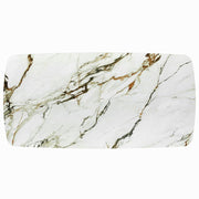 Cora - Dining Table - Ceramic Top & Golden Champange - R&R Furniture Gallery (Fountain Valley, CA)