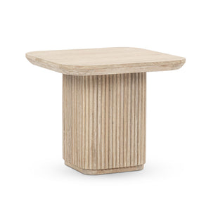 Vander - Solid Wood Square End Table - R&R Furniture Gallery (Fountain Valley, CA)
