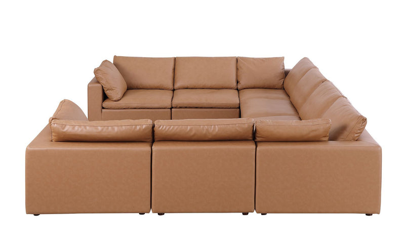 1100 - 8-Piece U-Shaped Sectional In Top-Grain Italian Leather
