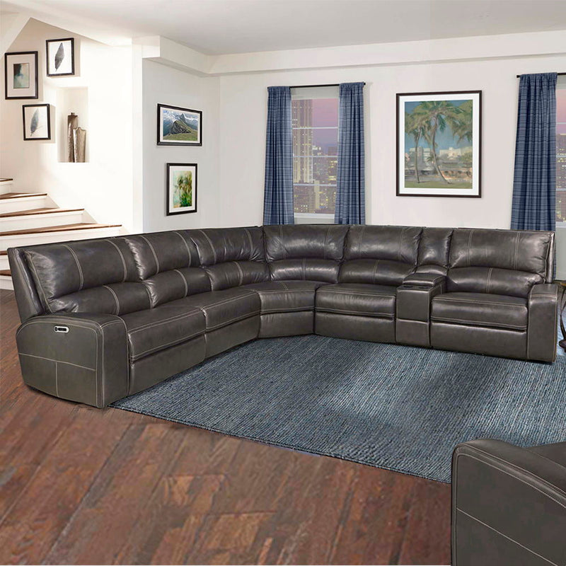 Swift - Power Reclining Sectional - R&R Furniture Gallery (Fountain Valley, CA)