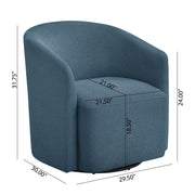 Ardena - Modern Swivel Barrel Chair - R&R Furniture Gallery (Fountain Valley, CA)