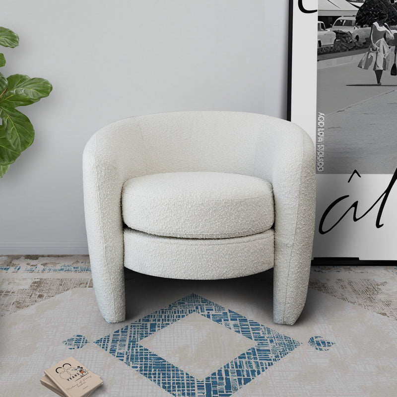 Avalon - Lounge Chair - White - R&R Furniture Gallery (Fountain Valley, CA)