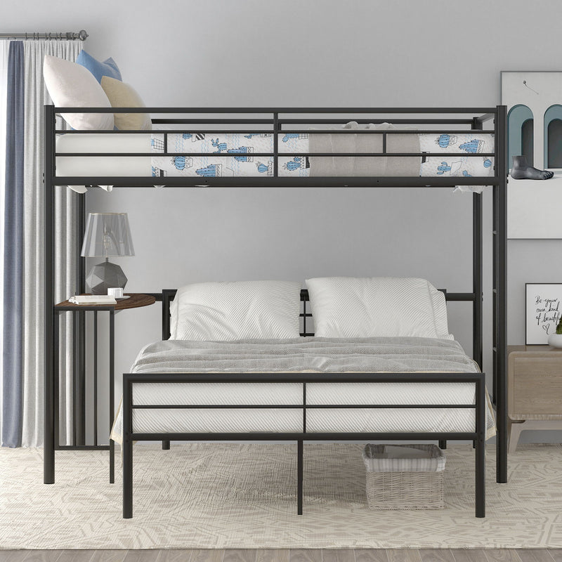 Bunk Bed With Desk, Ladder And Quality Slats For Bedroom - R&R Furniture Gallery (Fountain Valley, CA)