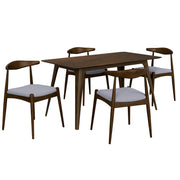 Retro Elegant 5 Piece Dining Set - R&R Furniture Gallery (Fountain Valley, CA)