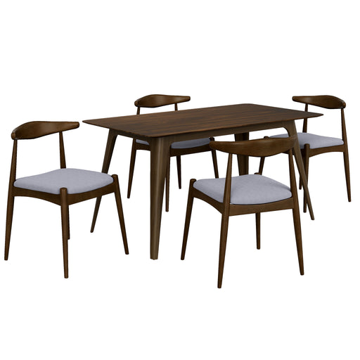 Retro Elegant 5 Piece Dining Set - R&R Furniture Gallery (Fountain Valley, CA)