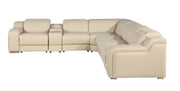 1116 - Power Reclining Italian Leather Sectional - R&R Furniture Gallery (Fountain Valley, CA)