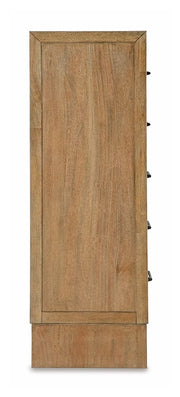 Sherbana - Five Drawer Chest - Light Brown - R&R Furniture Gallery (Fountain Valley, CA)