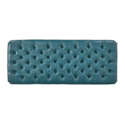 Noble House Juliana storage ottoman with plush cushion and birch wood legs, versatile furniture piece for living rooms.
