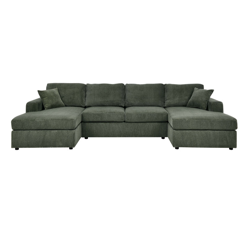 3 Piece Double Chaise Sectional Sofa - R&R Furniture Gallery (Fountain Valley, CA)
