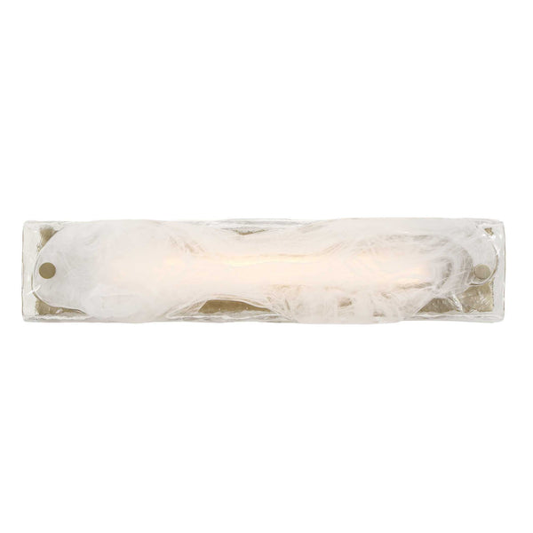 Taffy - 1 Light LED Swirl Glass Sconce - White