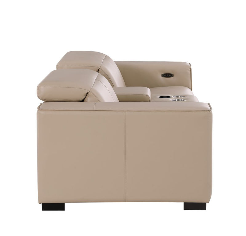1208 - Dual Power Reclining Console Loveseat