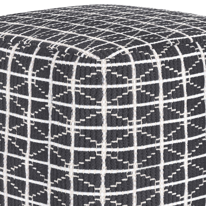 Noreen - Upholstered Square Pouf - R&R Furniture Gallery (Fountain Valley, CA)