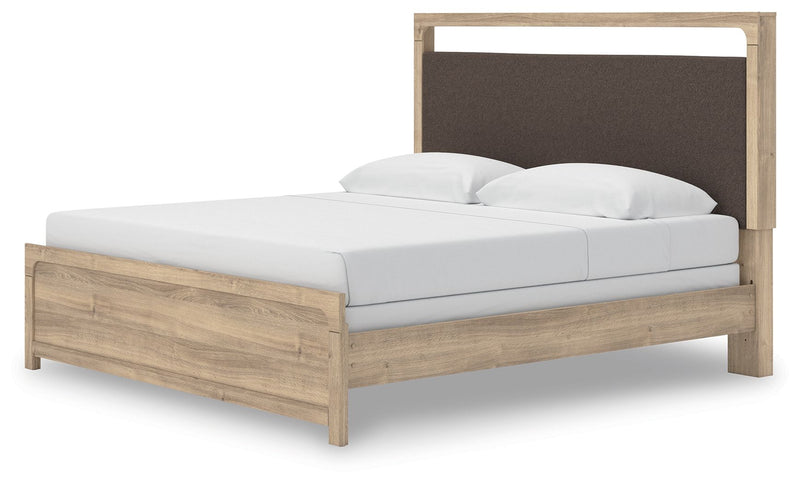 Kinlanni - Upholstered Panel Bed - R&R Furniture Gallery (Fountain Valley, CA)
