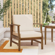 Noble House Perla contemporary club arm chair with water-resistant cushion in neutral fabric, stylish and comfortable for living spaces.