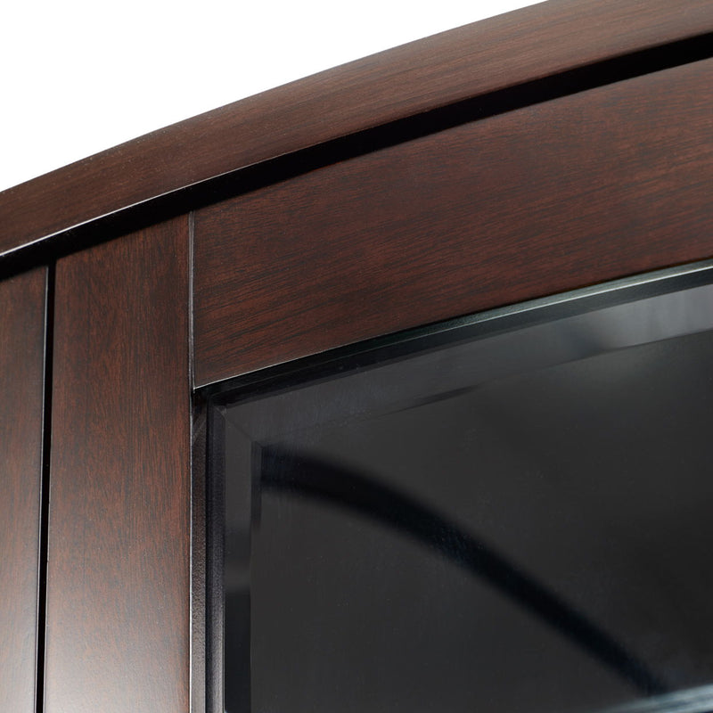 Camellia Field - Display Cabinet - Dark Brown - R&R Furniture Gallery (Fountain Valley, CA)