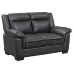 Jacob - Loveseat With Pillow Top Arms Upholstery - Gray