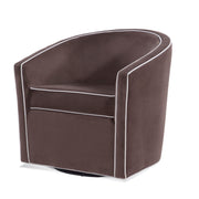 Kendall - Swivel Chair With Barrel Back Design - R&R Furniture Gallery (Fountain Valley, CA)