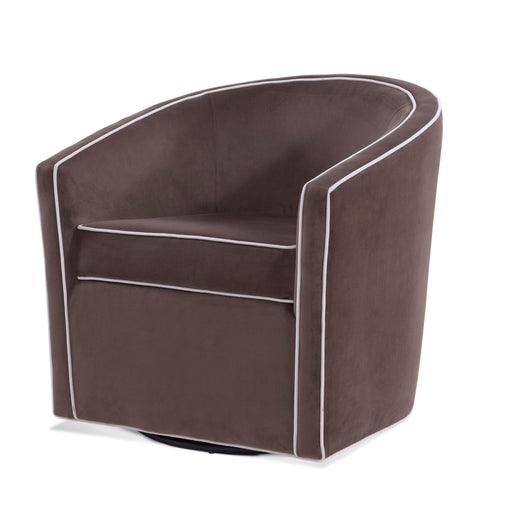 Kendall - Swivel Chair With Barrel Back Design - R&R Furniture Gallery (Fountain Valley, CA)