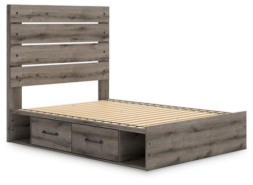 Graystorm - Panel Bed With Storage - R&R Furniture Gallery (Fountain Valley, CA)