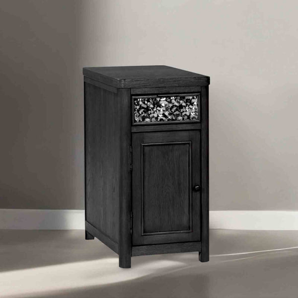Chairside Table w/ USB, Ash Gray - FM49001ES-T