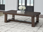 Breckington - Rectangular Cocktail Table - Dark Brown - R&R Furniture Gallery (Fountain Valley, CA)